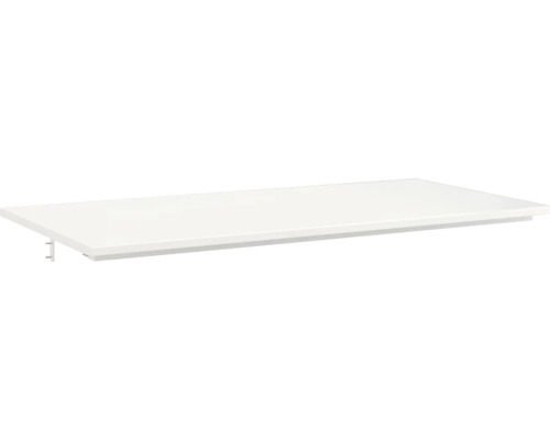 Witte wandconsole met montagemateriaal