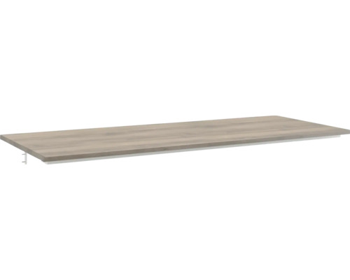 JUNGBORN Wastafelblad QUATTRO/NOVE walnoot 121 x 46 cm zonder uitsparing