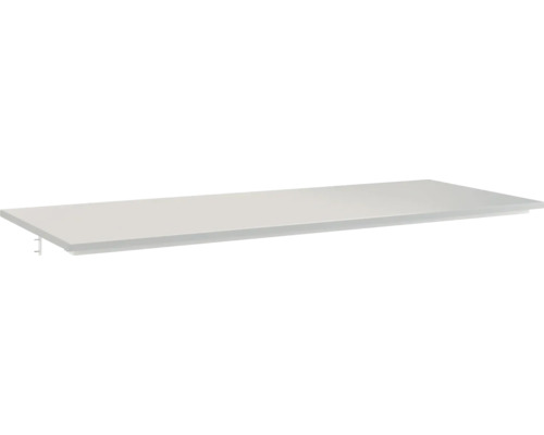 JUNGBORN Wastafelblad NOVE grijs 121 x 46 cm zonder uitsparing