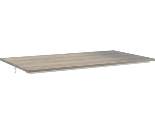 JUNGBORN Wastafelblad SEDICI walnoot 101 x 50 cm zonder uitsparing