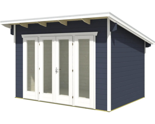 Tuinhuis met dubbele deur en zadeldak