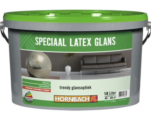 HORNBACH Speciaal latex glans wit 10 l