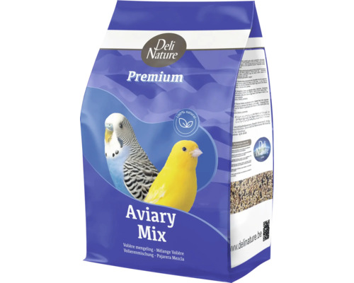 DELI-NATURE Vogel volière voer Premium 4 kg. Deli Nature Premium vogelvoer voor volière mengelingen in een verpakking
