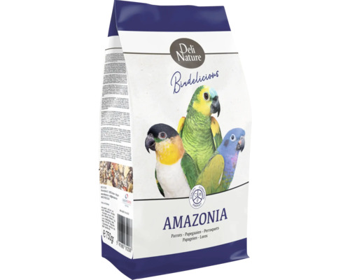 DELI-NATURE Papegaaien Amazonia voer 750 gram Deli Nature Vogelfutter Amazonia voor papegaaien, 750 gram