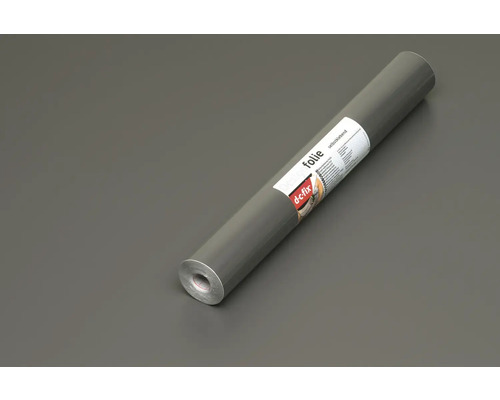 D-C-FIX Plakfolie uni zijdemat antraciet 67,5x200 cm Rol zelfklevende decoratiefolie