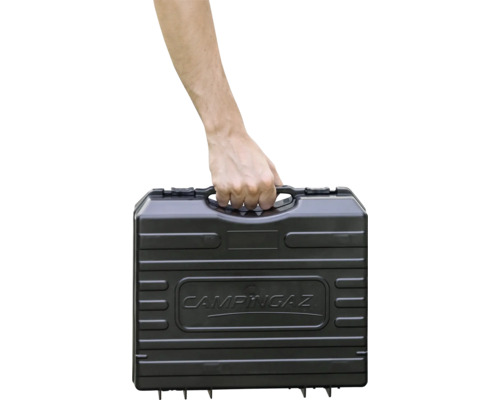 Campingaz gasfornuis in transportkoffer met handvat