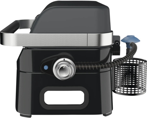 Draagbare gasbarbecue met regelaar en houder