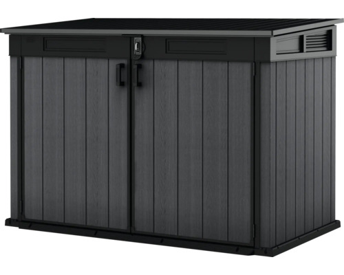 KETER Containerberging Cortina Mega Evotech 3 x 240 L kunststof antraciet 190,5 x 109,3 x 132,5 cm KETER Containerberging Cortina Mega Evotech 3 x 240 L kunststof antraciet 190,5 x 109,3 x 132,5 cm