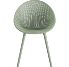 Kunststof tuinstoel met open design