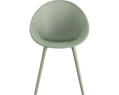 Kunststof tuinstoel met open design