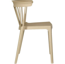 Kunststof stoel, zijaanzicht