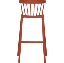 Stoel met rugleuning en vier poten