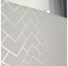 Behang met geometrisch zigzagpatroon