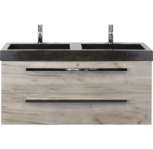 SANOX Badkamermeubelset Seville met wastafel 121 cm craft oak