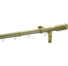 GARDINIA Thasos gordijnroede uitschuifbaar met binnenloop goud Ø 19/22 mm 190-360 cm