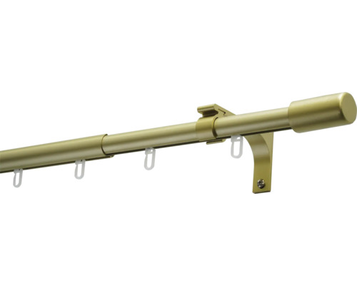 GARDINIA Thasos gordijnroede uitschuifbaar met binnenloop goud Ø 19/22 mm 100-190 cm GARDINIA Thasos gordijnroede uitschuifbaar met binnenloop goud Ø 19/22 mm 100-190 cm
