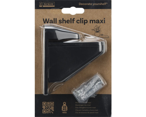 Wandplankclip Maxi voor wandmontage