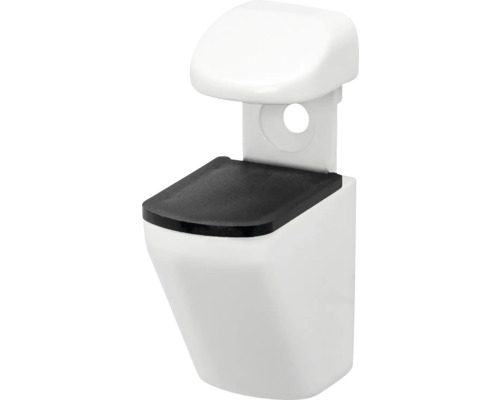 Wandgemonteerde toiletborstelgarnituur