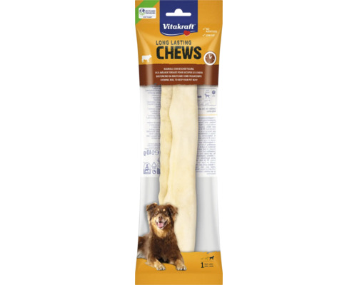 VITAKRAFT Hondensnack witte kauwrol 26 cm Vitakraft Long Lasting Chews voor honden in recyclebare verpakking