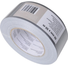 Grijze ducttape, 50 mm x 50 m