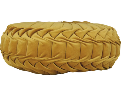 Rond vloerkussen met stoffen bekleding