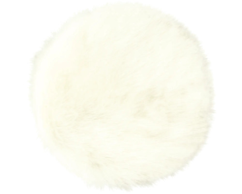 Rond tapijt met een vachtuitstraling