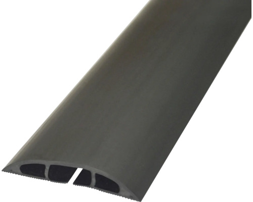 D-LINE Kabelbrug 60x12 mm rubber zwart 180 cm Zwarte kabelgoot van kunststof