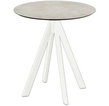 Ronde bijzettafel met drie poten
