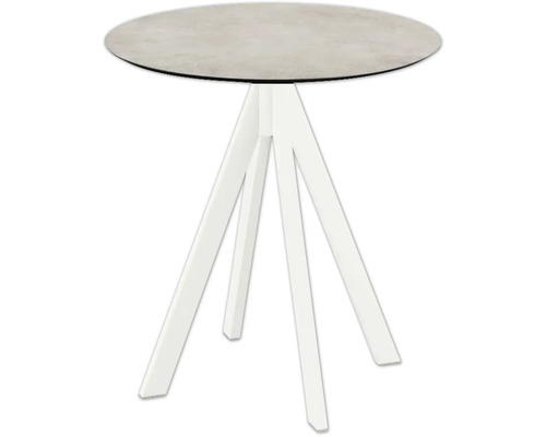 Ronde bijzettafel met drie poten