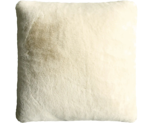 Vierkant decoratief kussen met vachtstructuur