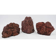 Drie lavastenen voor aquaria