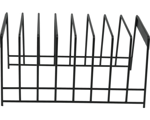 Metalen opbergrek voor snijplanken