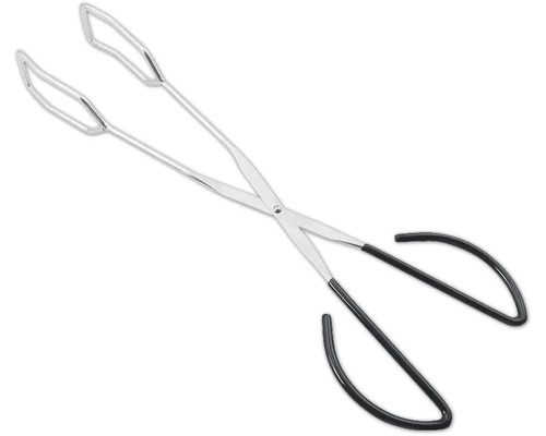 Roestvrijstalen barbecue-tang met handgrepen