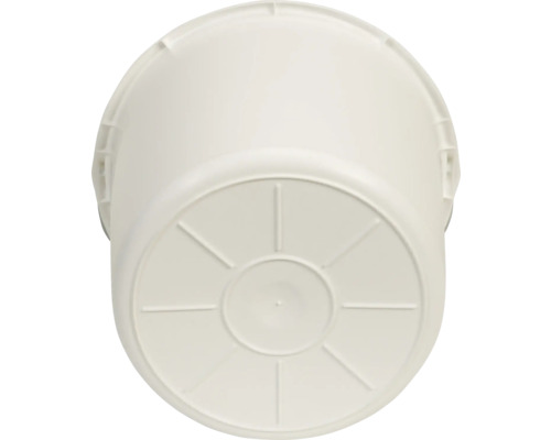 Onderkant van een kunststof emmer