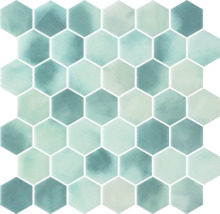 Zeshoekige mozaïektegel voor wand en vloer