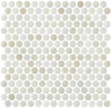 Mozaïektegel met ronde steentjes