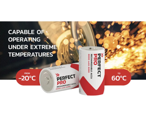Perfect Pro accu voor extreme temperaturen