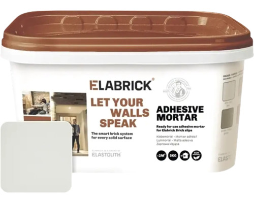 ELABRICK Lijmmortel wit 5kg