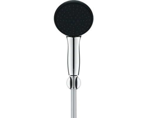 Handdouche van metaal en kunststof