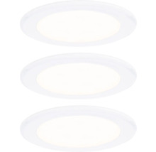 Drie ronde led-inbouwspots
