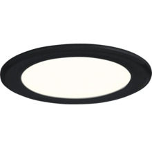 Ronde LED plafondlamp met zwarte rand