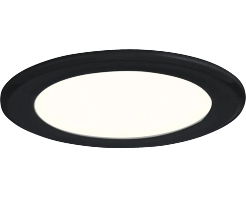 Ronde LED plafondlamp met zwarte rand