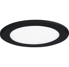 Ronde led-plafondlamp met zwarte rand