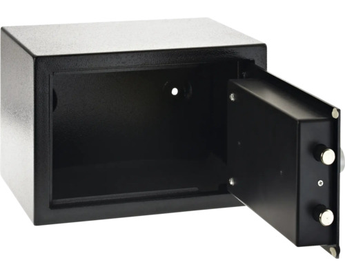 Geopende kluis voor veilige opslag van waardevolle spullen