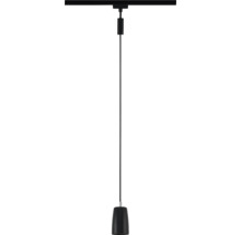 Zwarte hanglamp met railsysteem