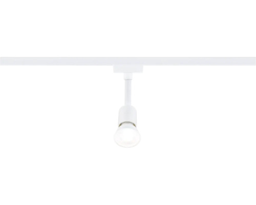 Wit railsysteem met lamp