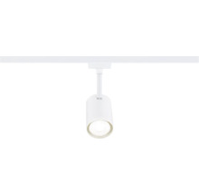 Enkele LED-spot op een stroomrail
