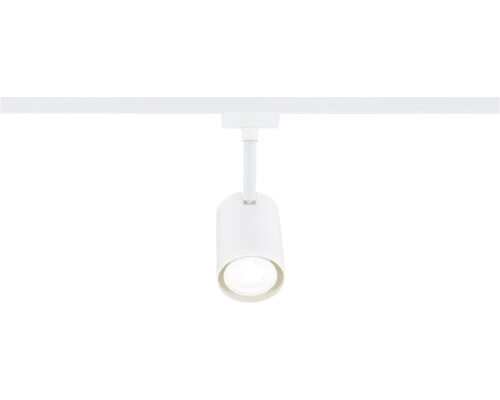 Enkele LED-spot op een stroomrail