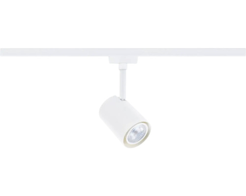 Witte stroomrailspot voor plafondmontage