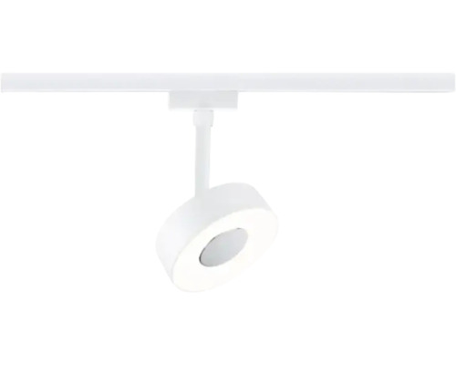 Witte LED-railspot met ronde spot